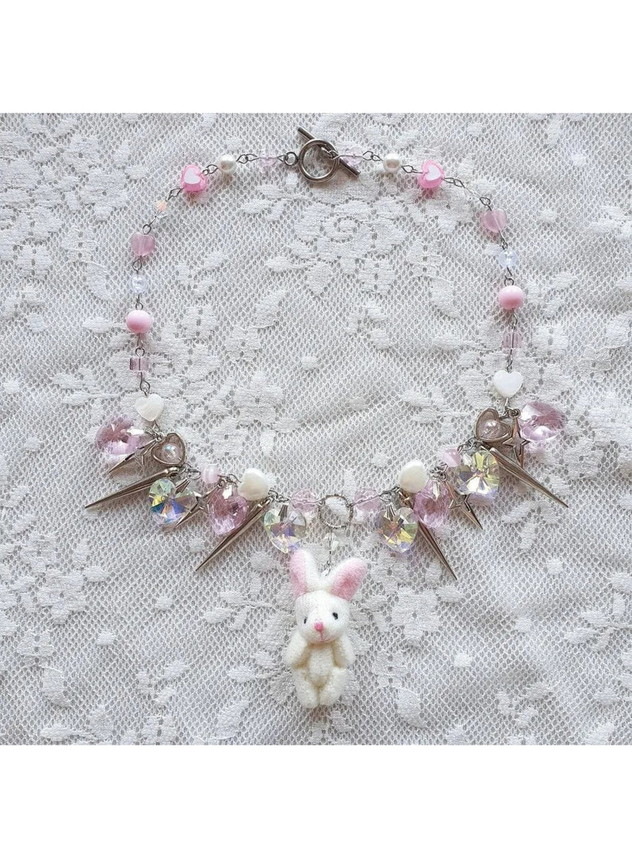 Y2k Bunny Spike Kawaii Choker