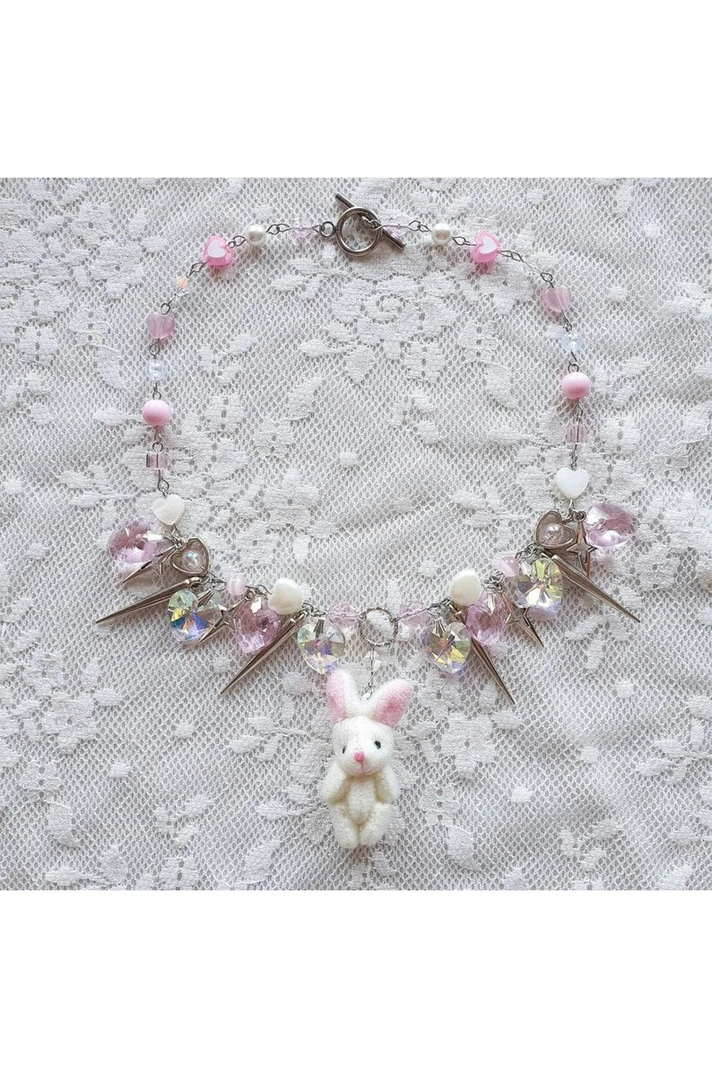 Y2k Bunny Spike Kawaii Choker