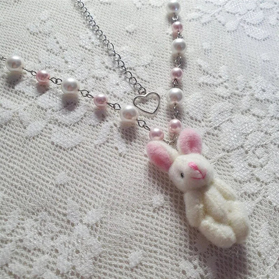 Y2k Bunny Spike Kawaii Choker