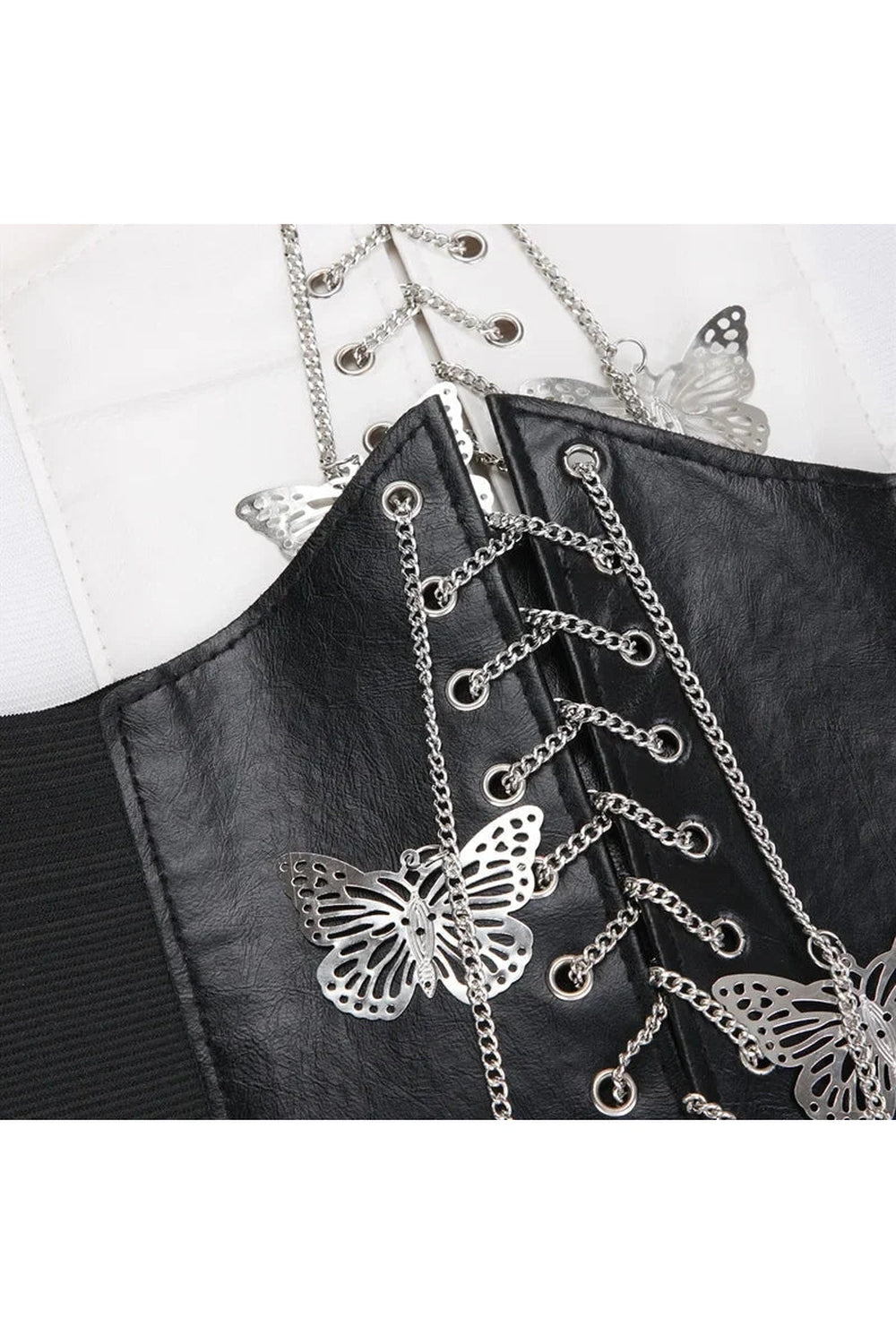 Y2k Butterfly Chain Corset Belt