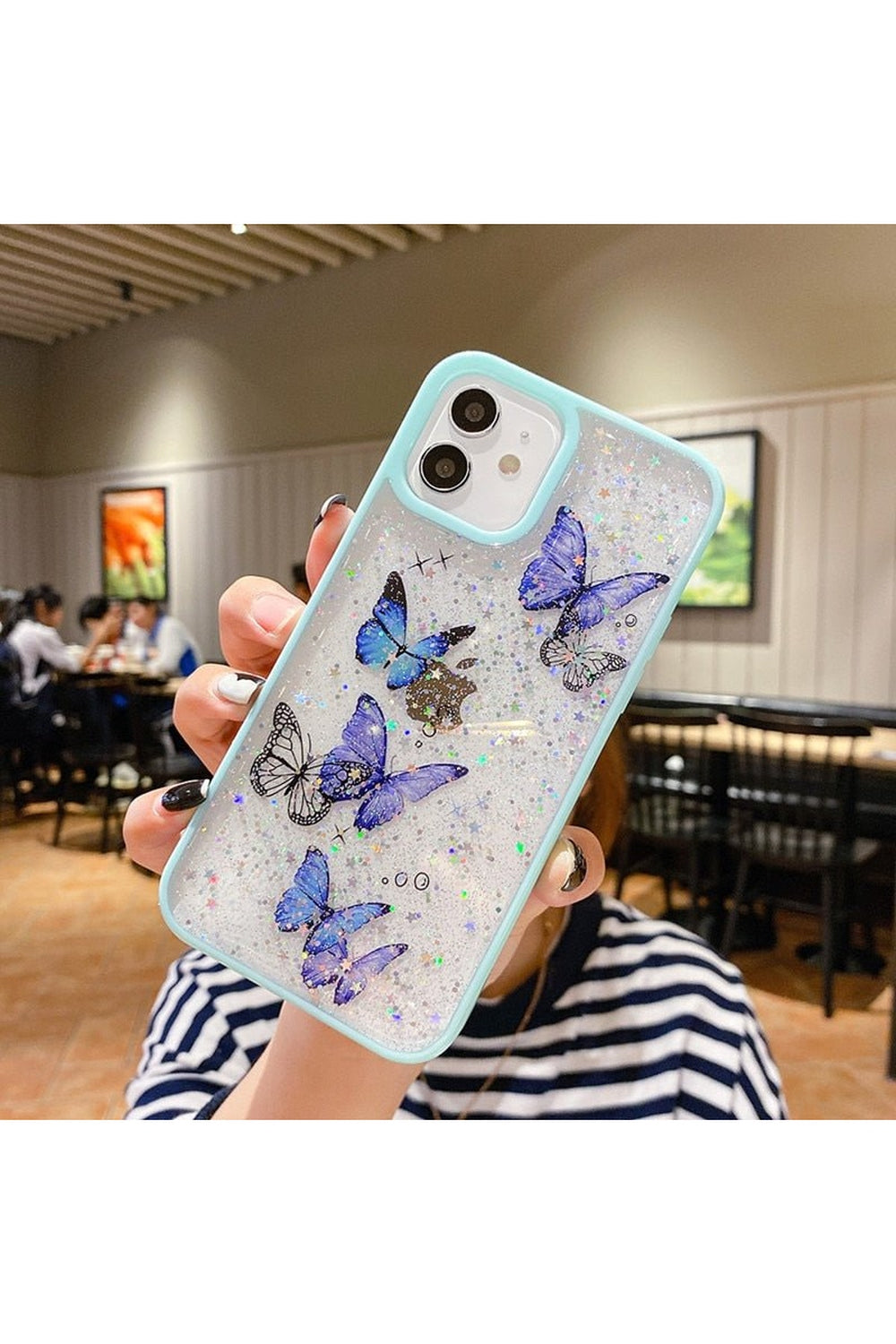Y2k Butterfly Soft iPhone 12 13 11 Pro Max Case