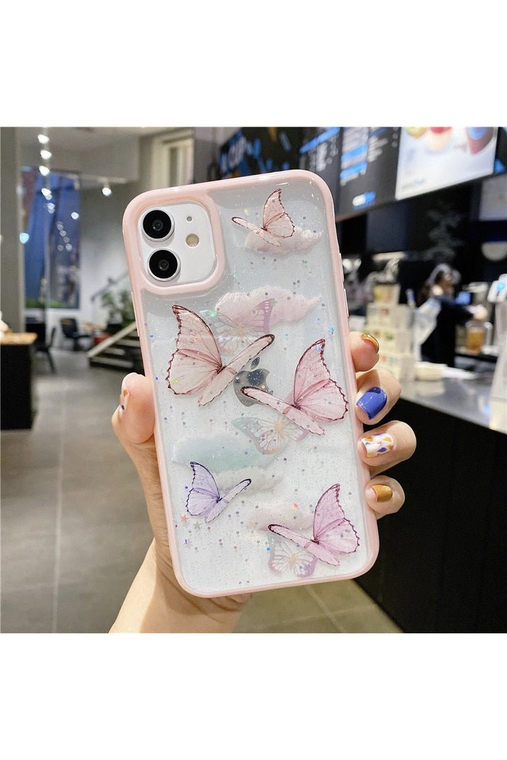 Y2k Butterfly Soft iPhone 12 13 11 Pro Max Case