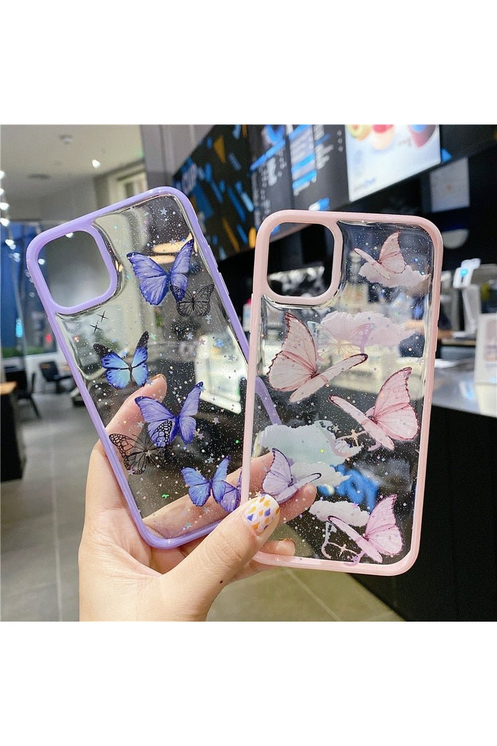 Y2k Butterfly Soft iPhone 12 13 11 Pro Max Case