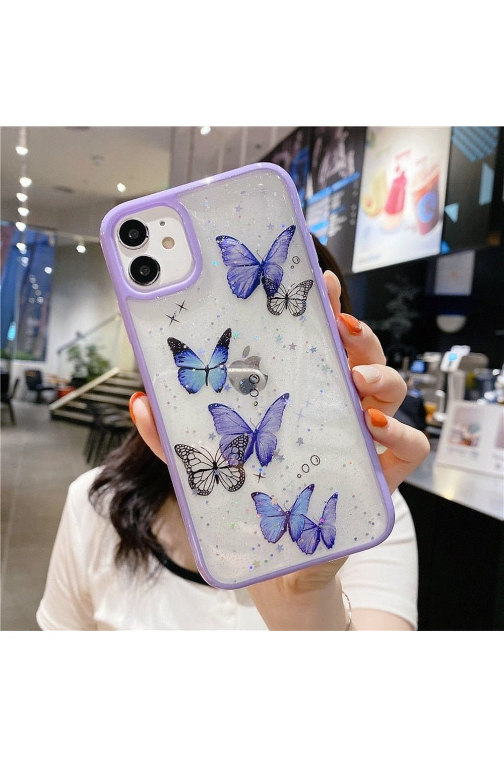 Y2k Butterfly Soft iPhone 12 13 11 Pro Max Case