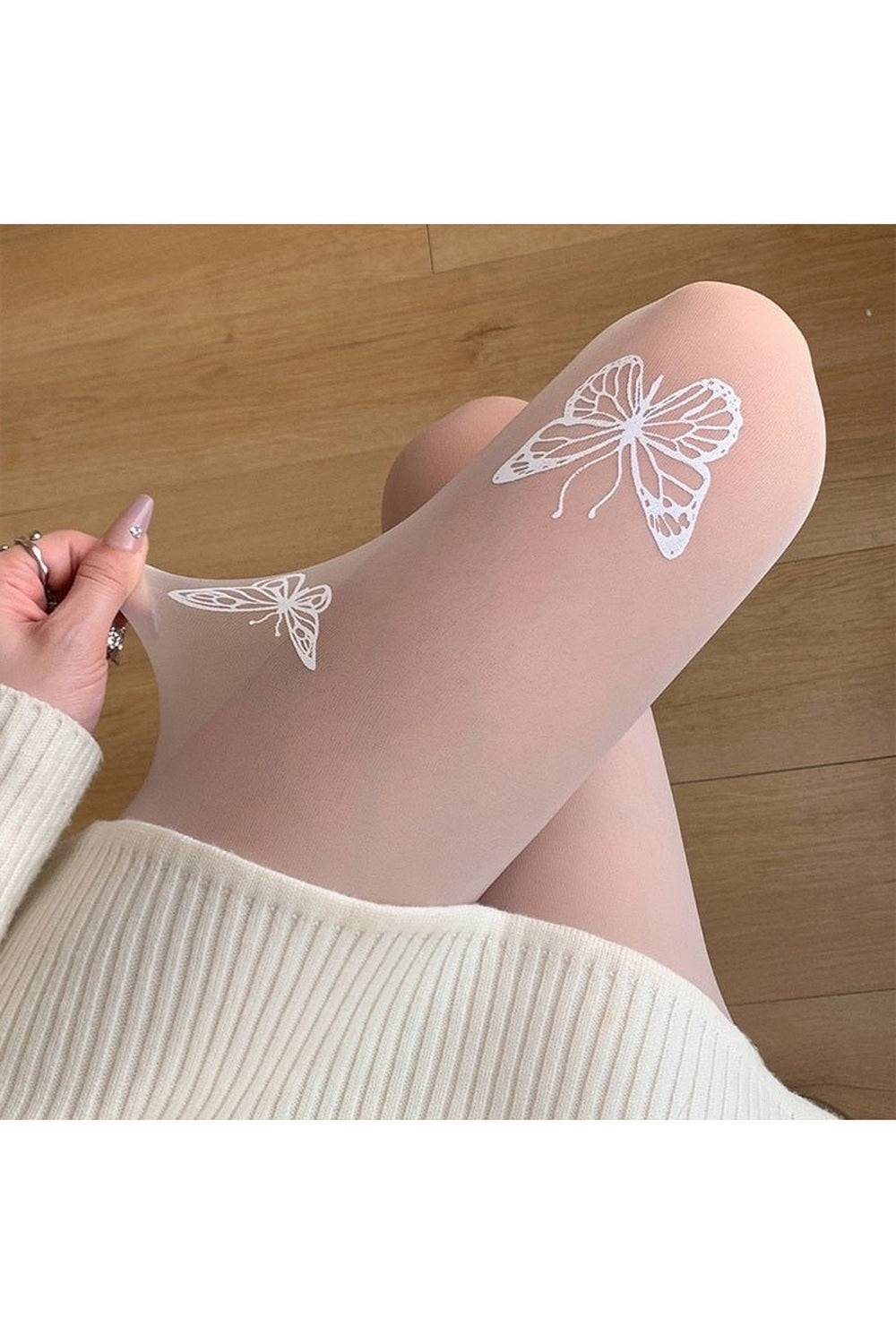 Y2k Butterfly Thigh High Stockings