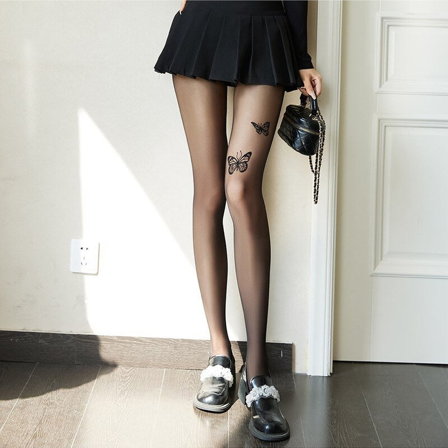 Y2k Butterfly Thigh High Stockings