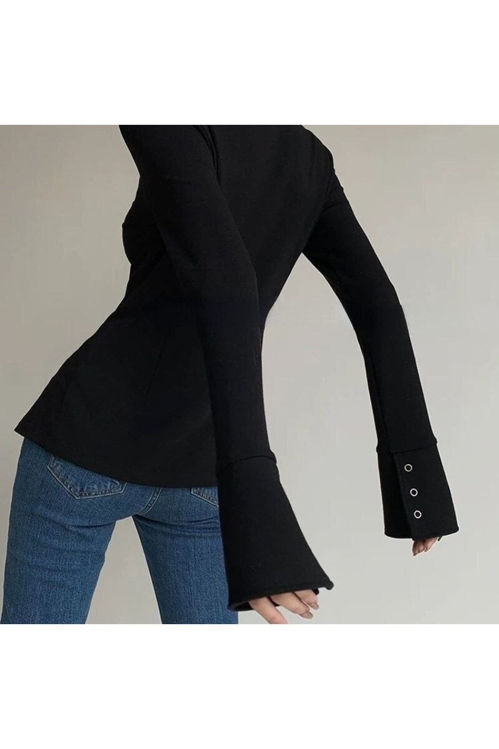 Y2k Button Slim Casual Shirt