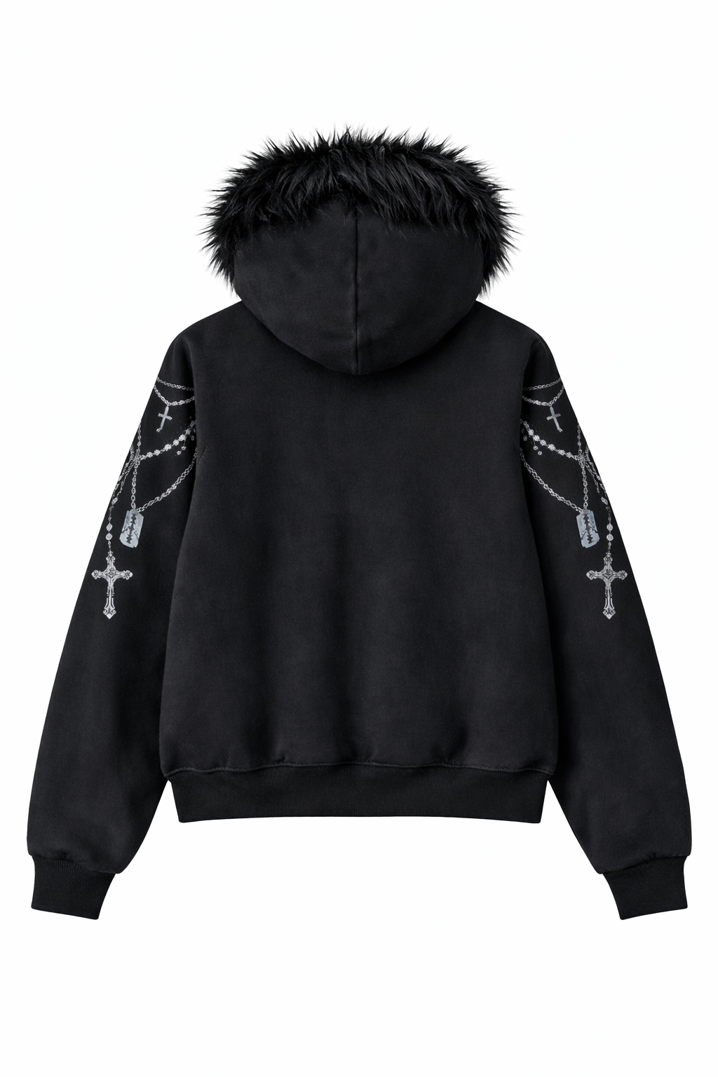 Saint Sinner Faux Fur Hoodie