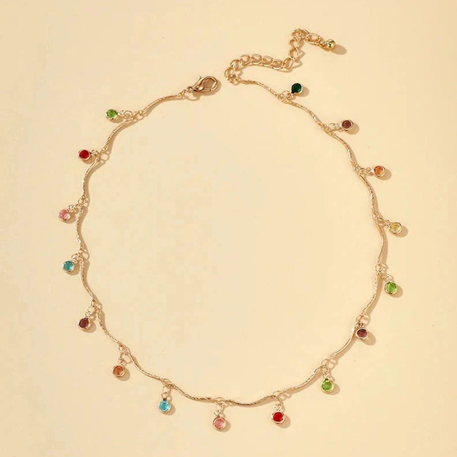 Y2k Candy Color Tassel Necklace