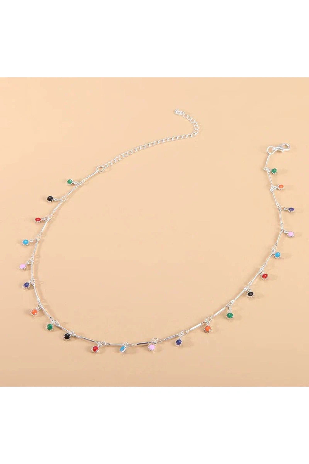 Y2k Candy Color Tassel Necklace