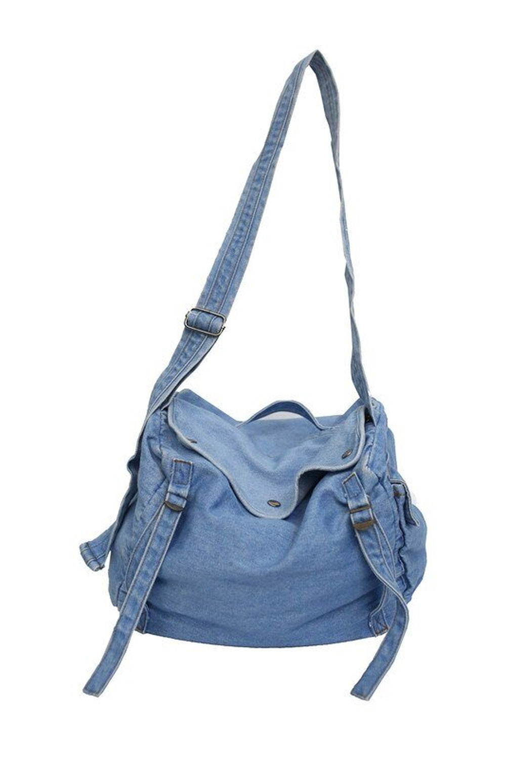 Y2k Canvas Multi Pockets Messenger Bag