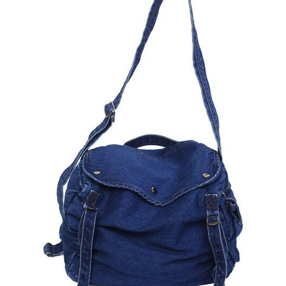 Y2k Canvas Multi Pockets Messenger Bag