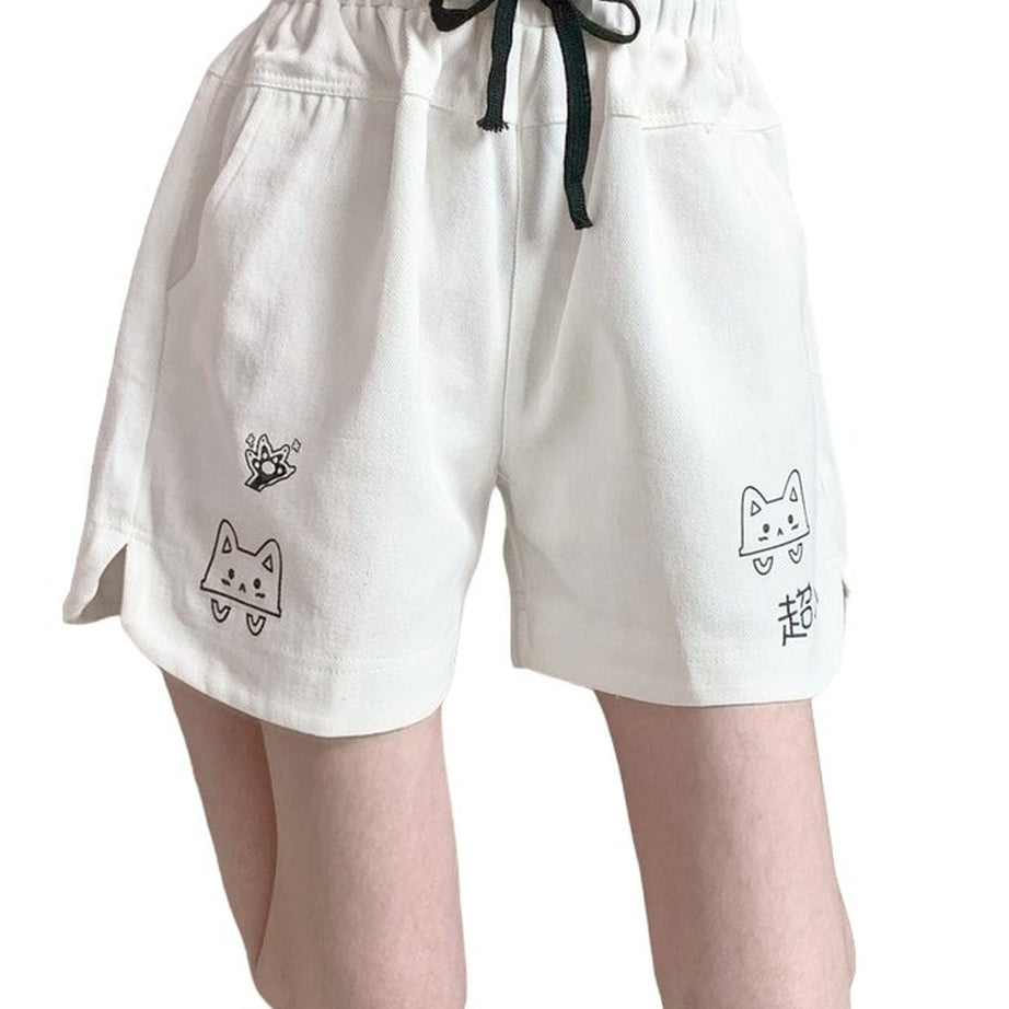 Y2k Cartoon High Waist Shorts