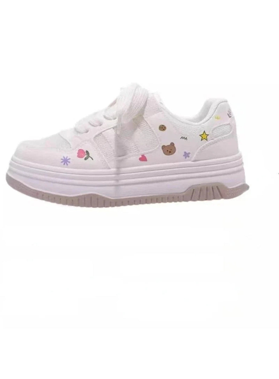 Y2k Cartoon Mesh Sneakers