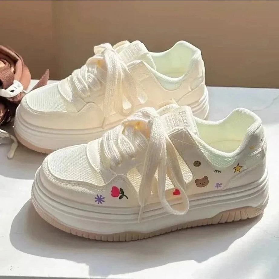 Y2k Cartoon Mesh Sneakers