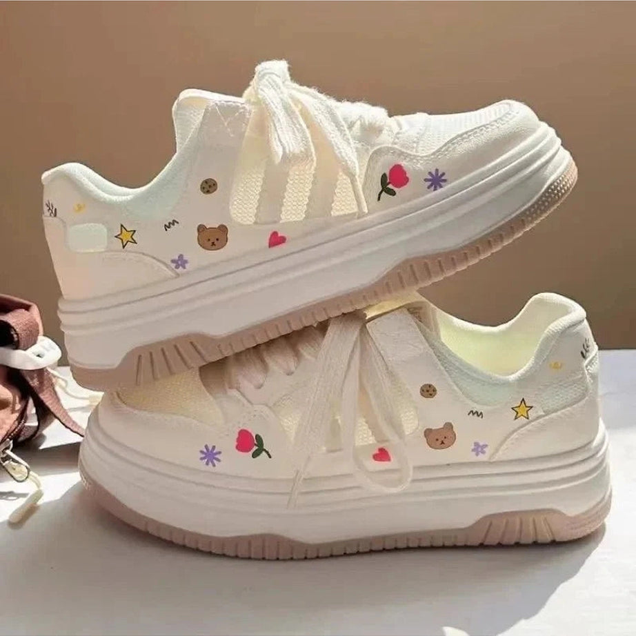 Y2k Cartoon Mesh Sneakers
