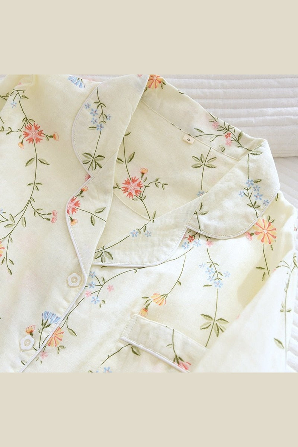 Y2k Casual Floral Cotton Pajama