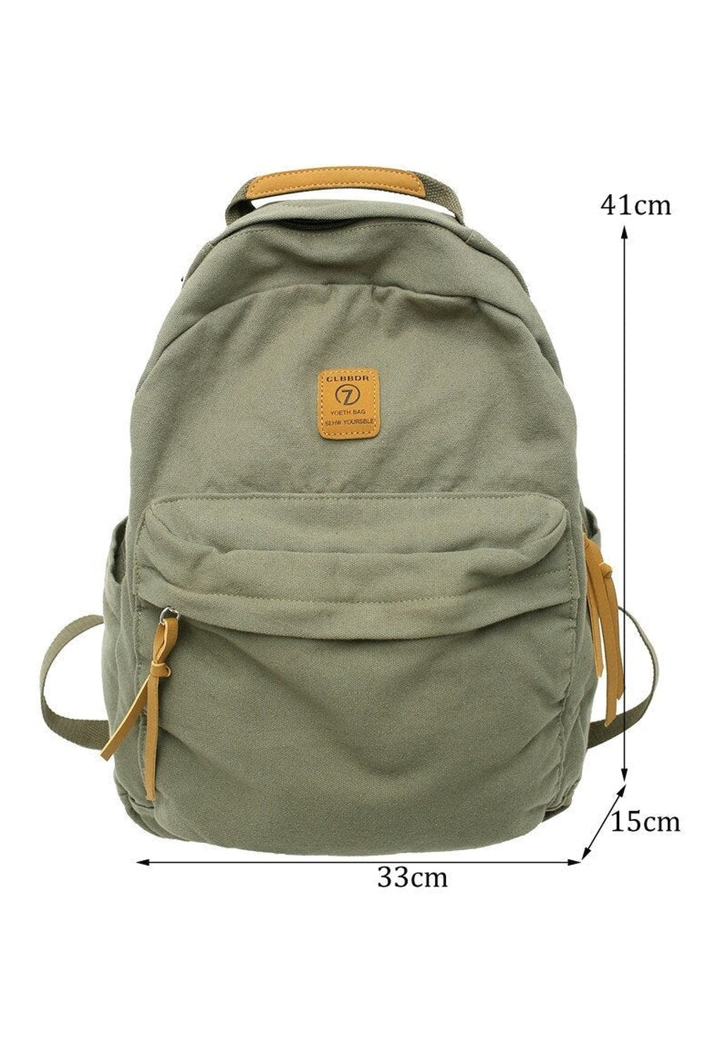 Y2k Casual Green Laptop Bag