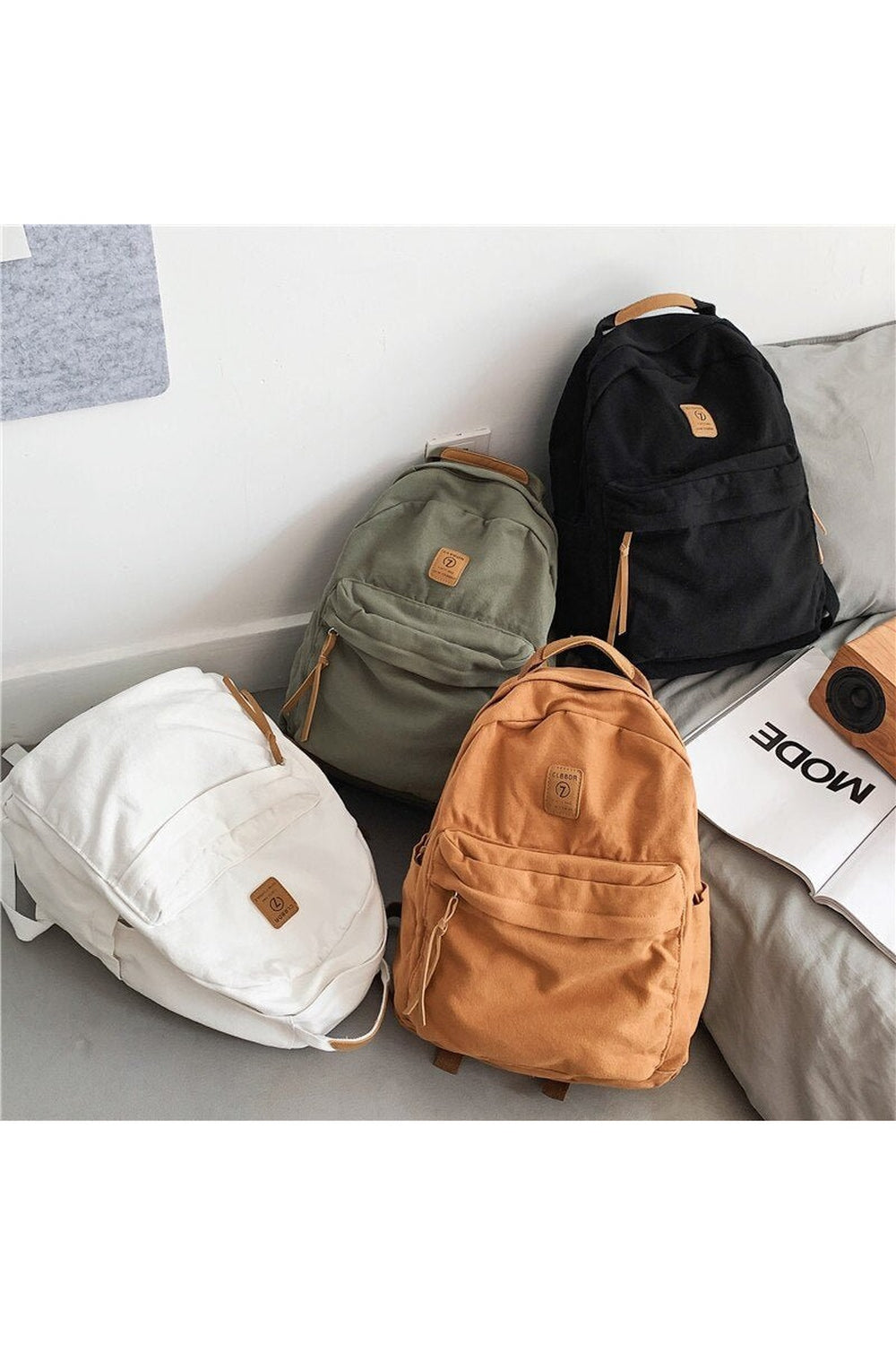 Y2k Casual Green Laptop Bag