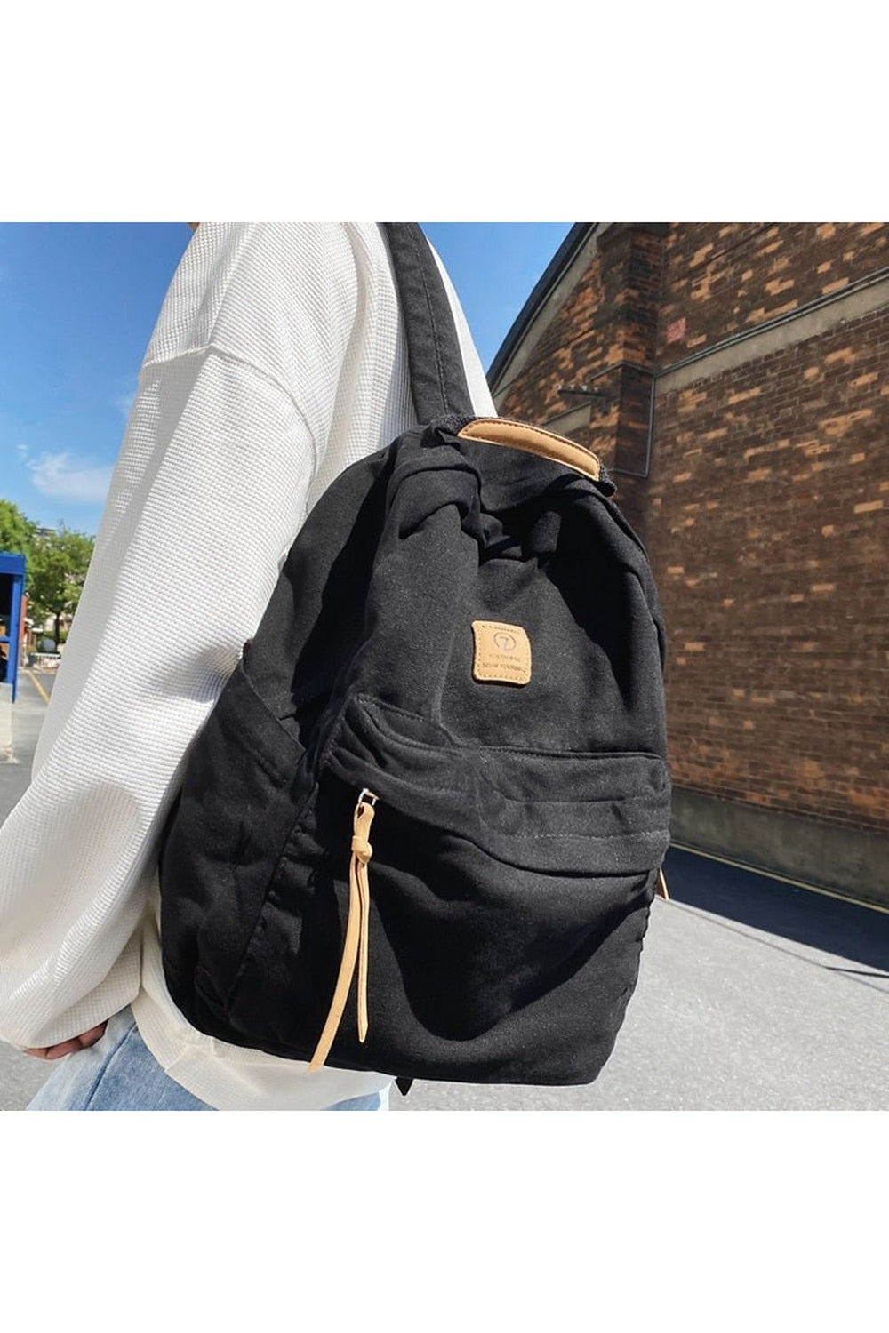 Y2k Casual Green Laptop Bag