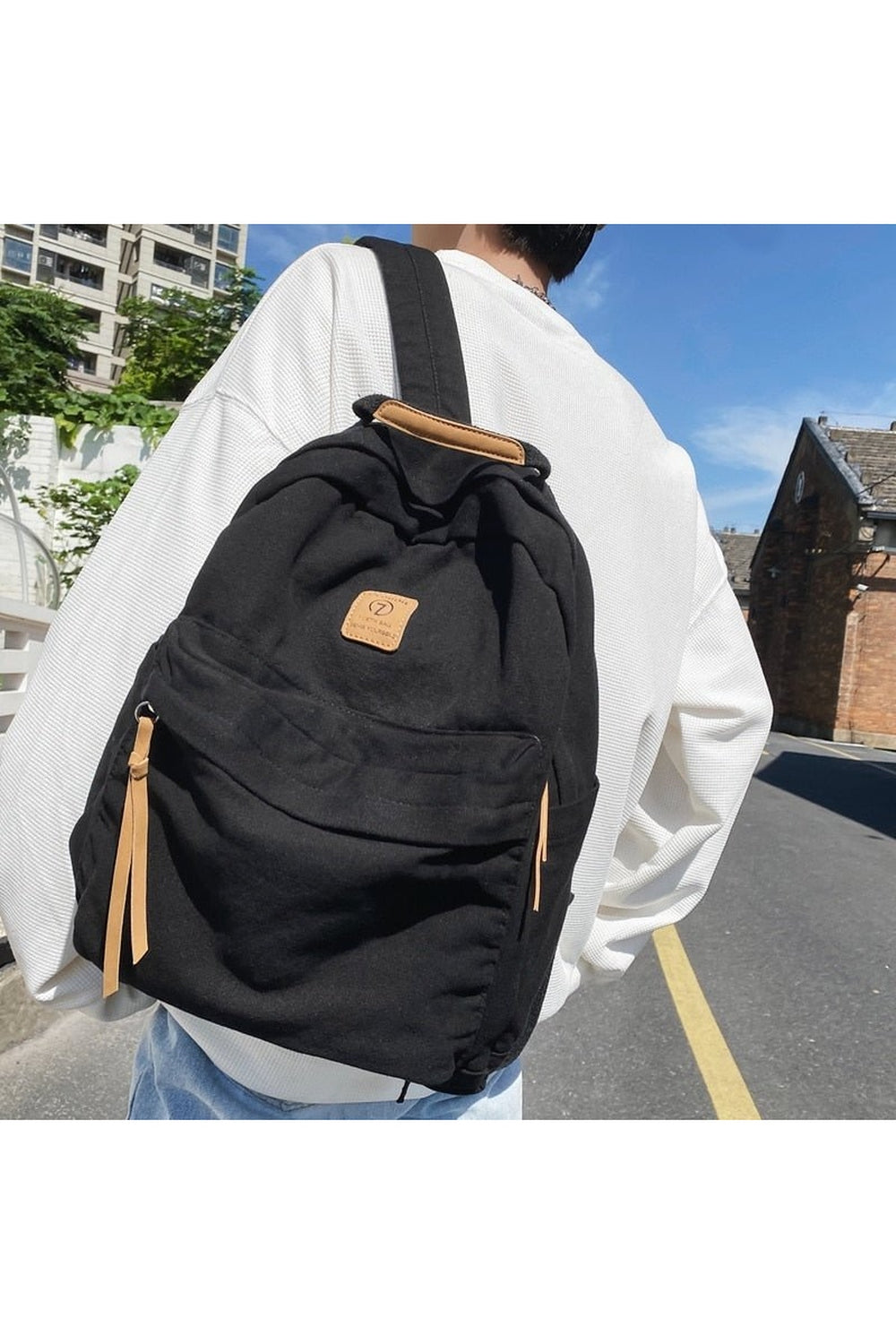 Y2k Casual Green Laptop Bag