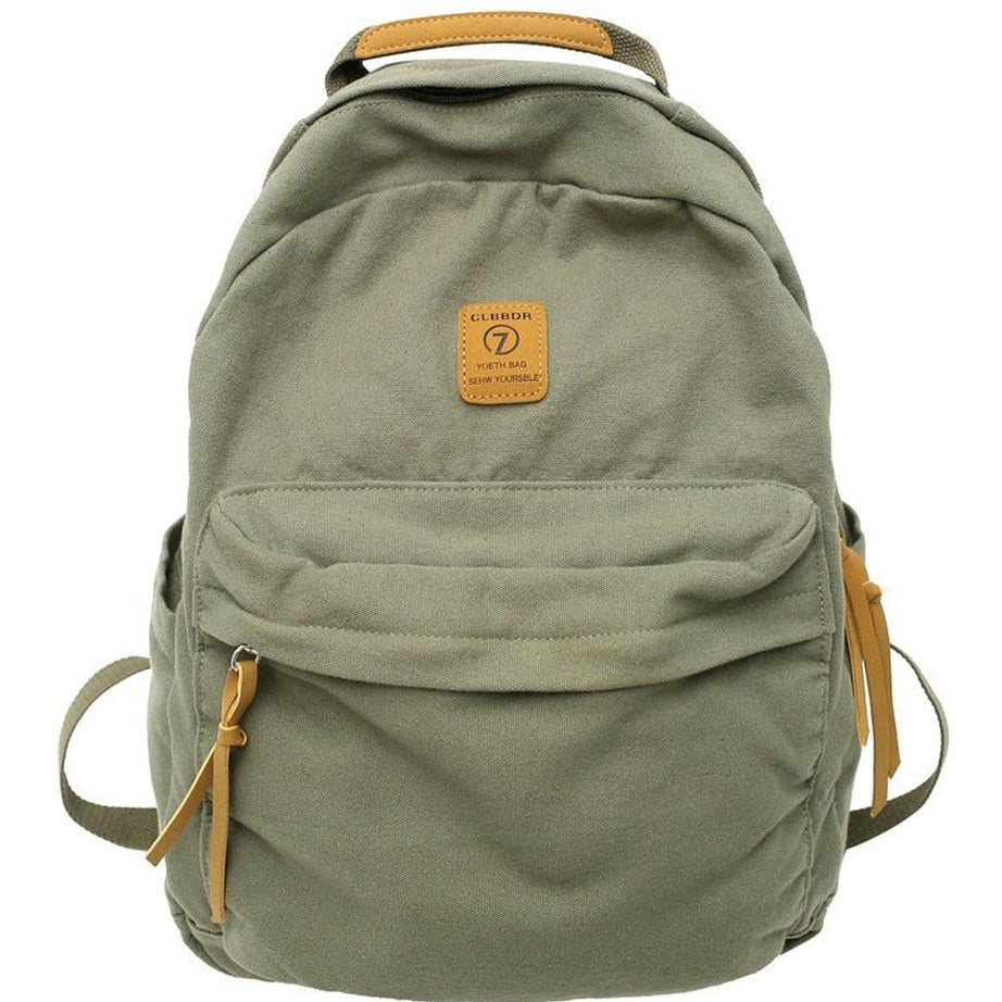 Y2k Casual Green Laptop Bag