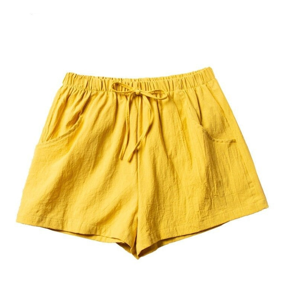 Y2k Casual Linen Gym Shorts