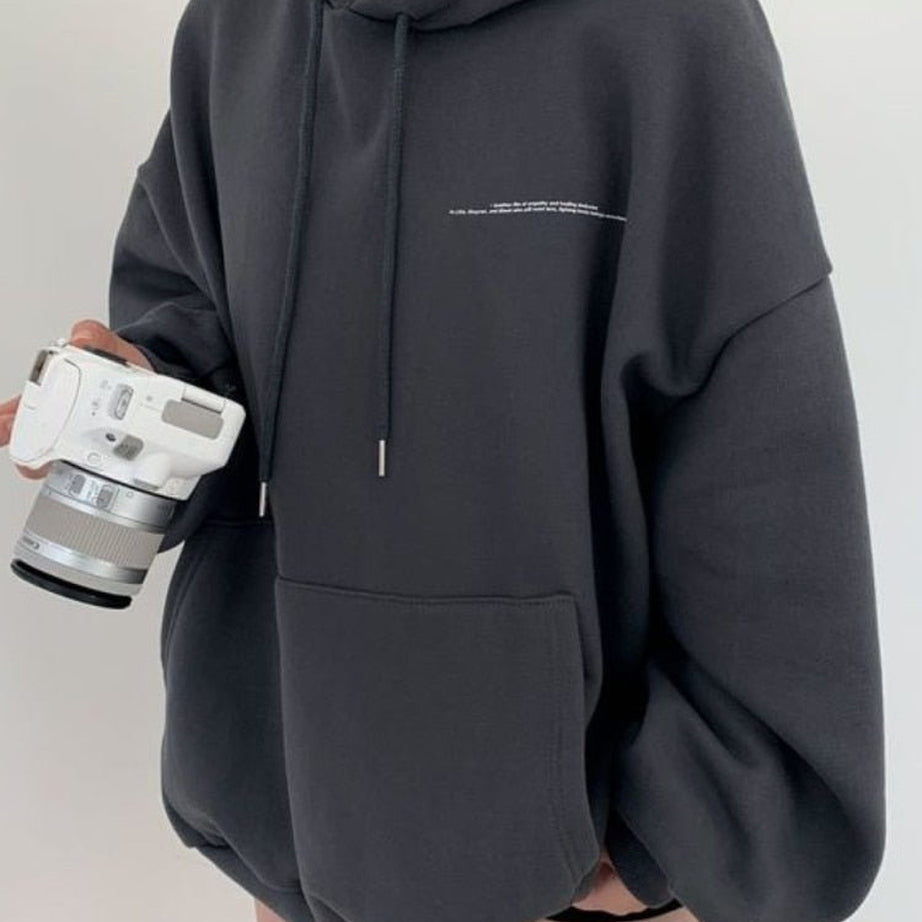 Y2k Casual Loose Letter Hoodie