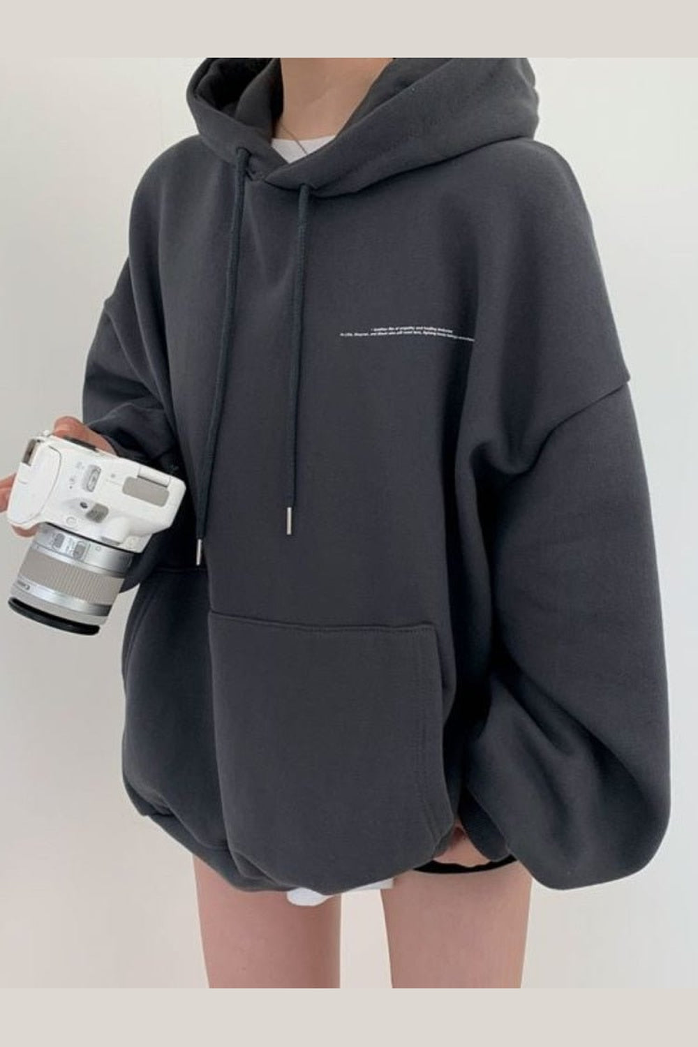 Y2k Casual Loose Letter Hoodie