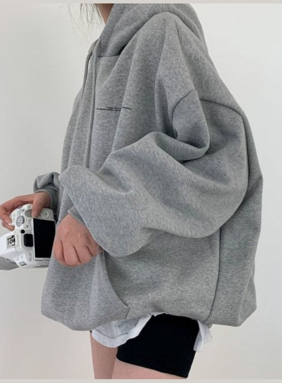 Y2k Casual Loose Letter Hoodie