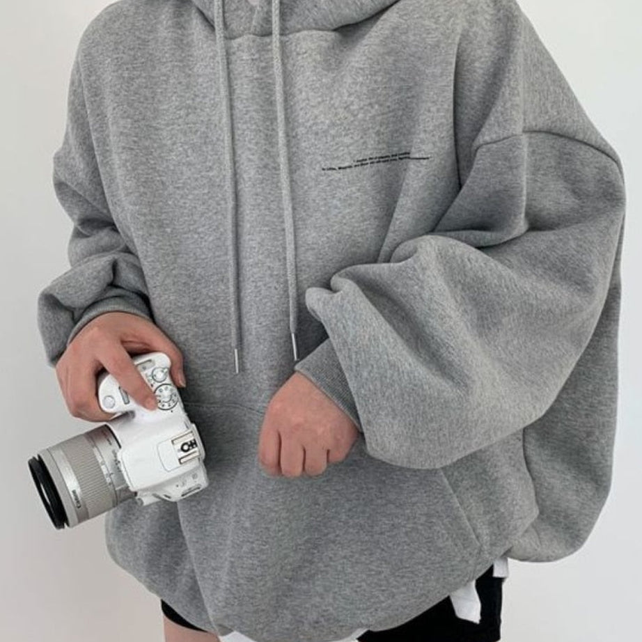 Y2k Casual Loose Letter Hoodie