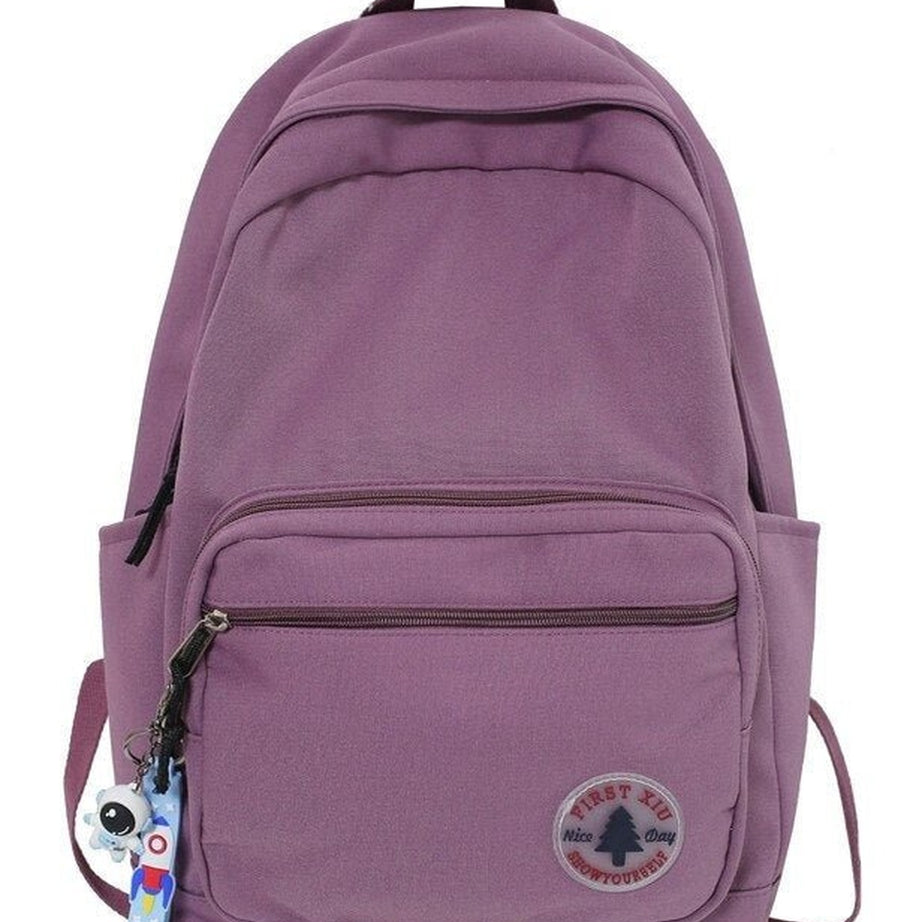 Y2k Casual Nylon College Backpack