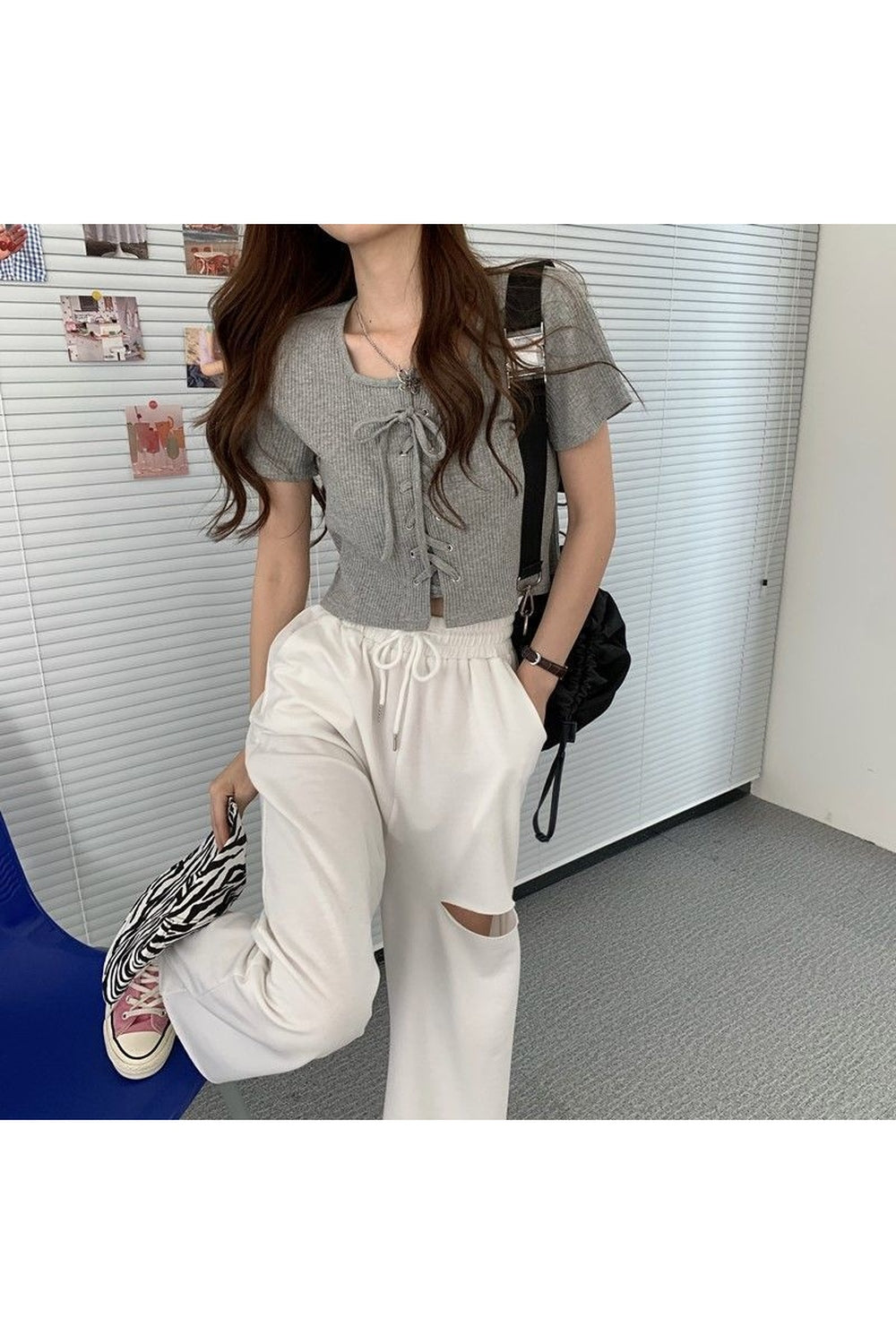 Y2k Casual Simple Top