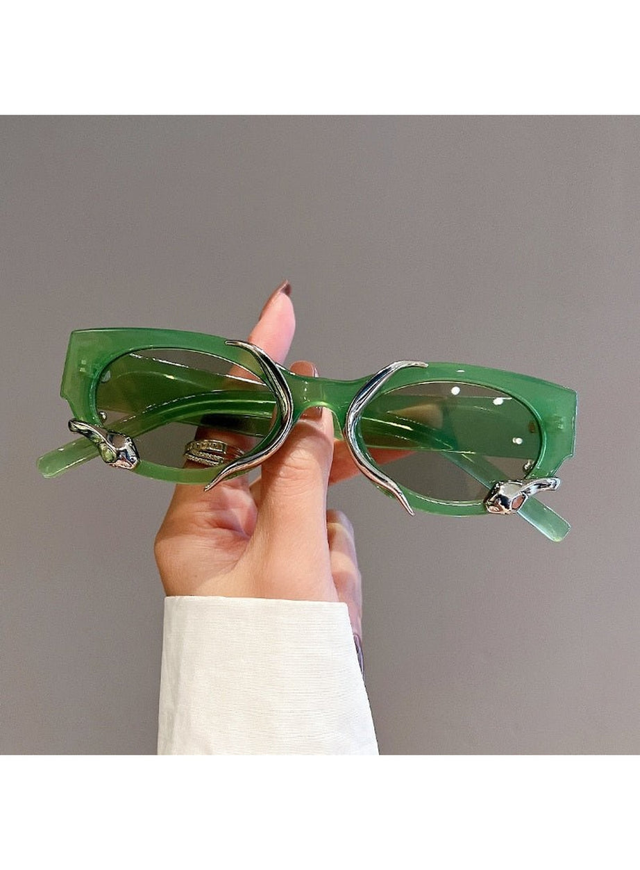 Y2k Cat Eye Snake Wrapped Sunglasses