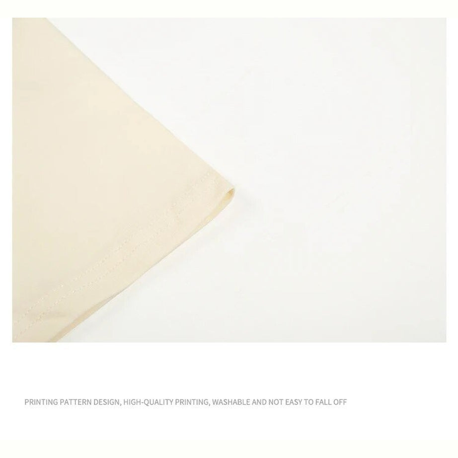 Y2k Cat Save World Cartoon T-shirt