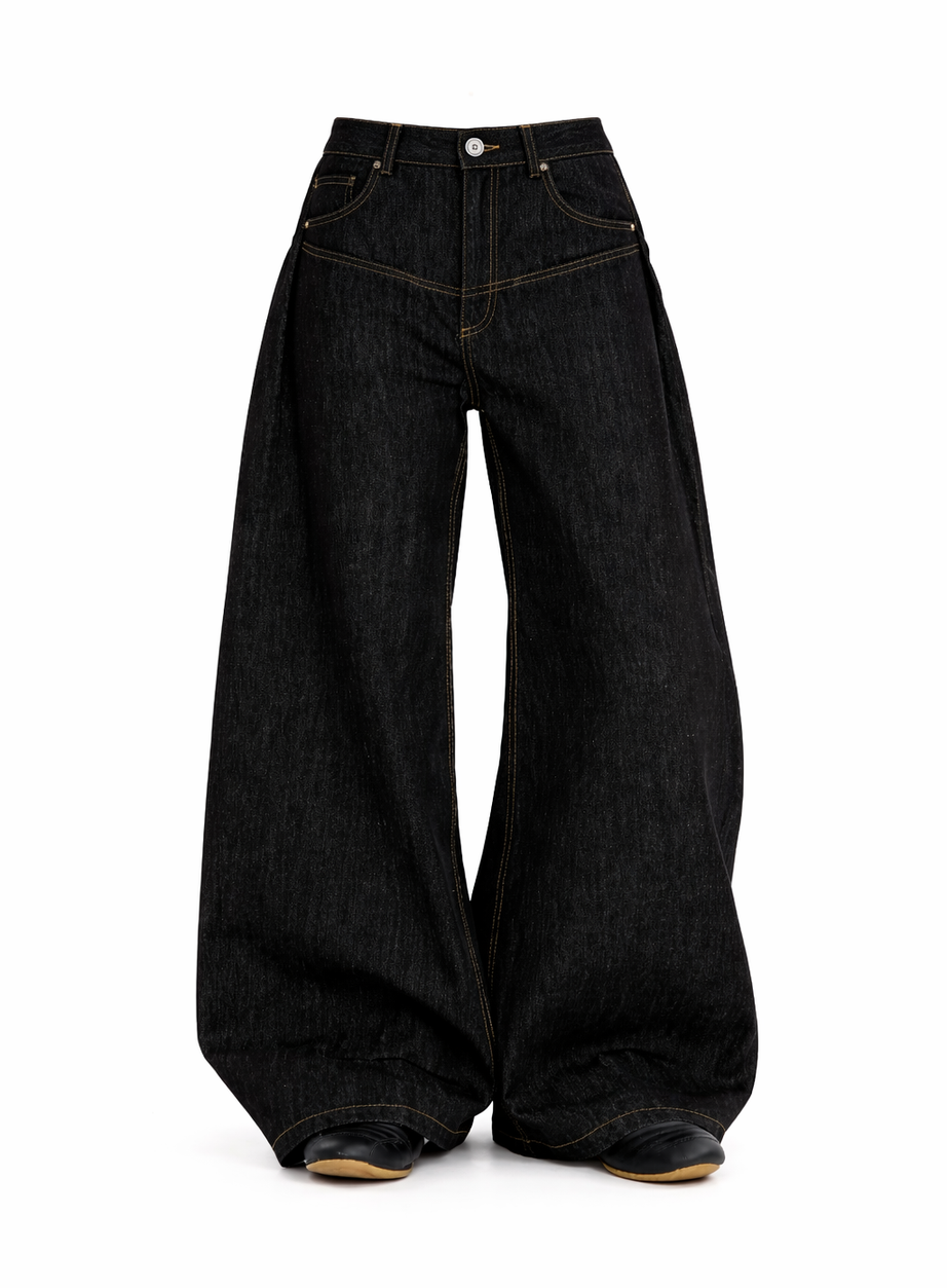 Y2K Streetwear Oversized Denim Pants