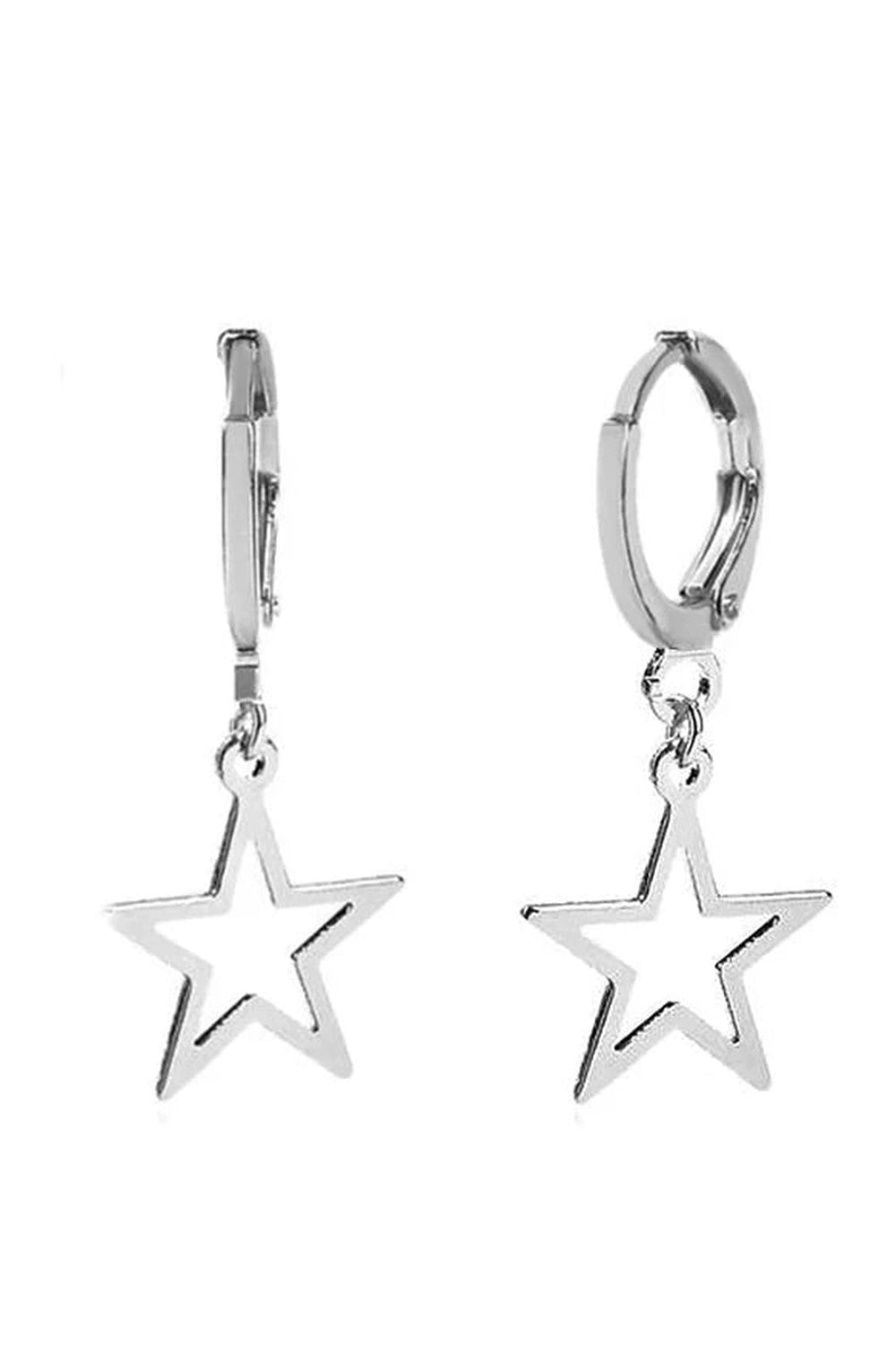 Y2k Celestial Charm Hoops Earrings