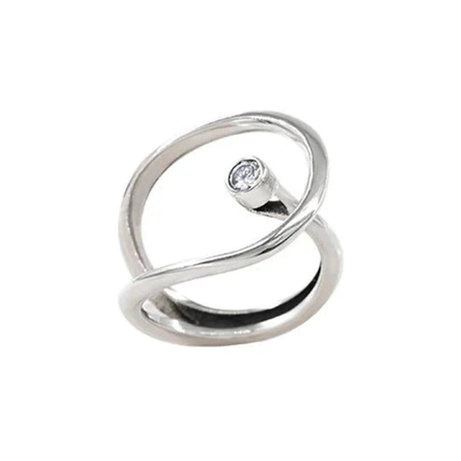 Y2k Celestial Orbit Sparkle Ring