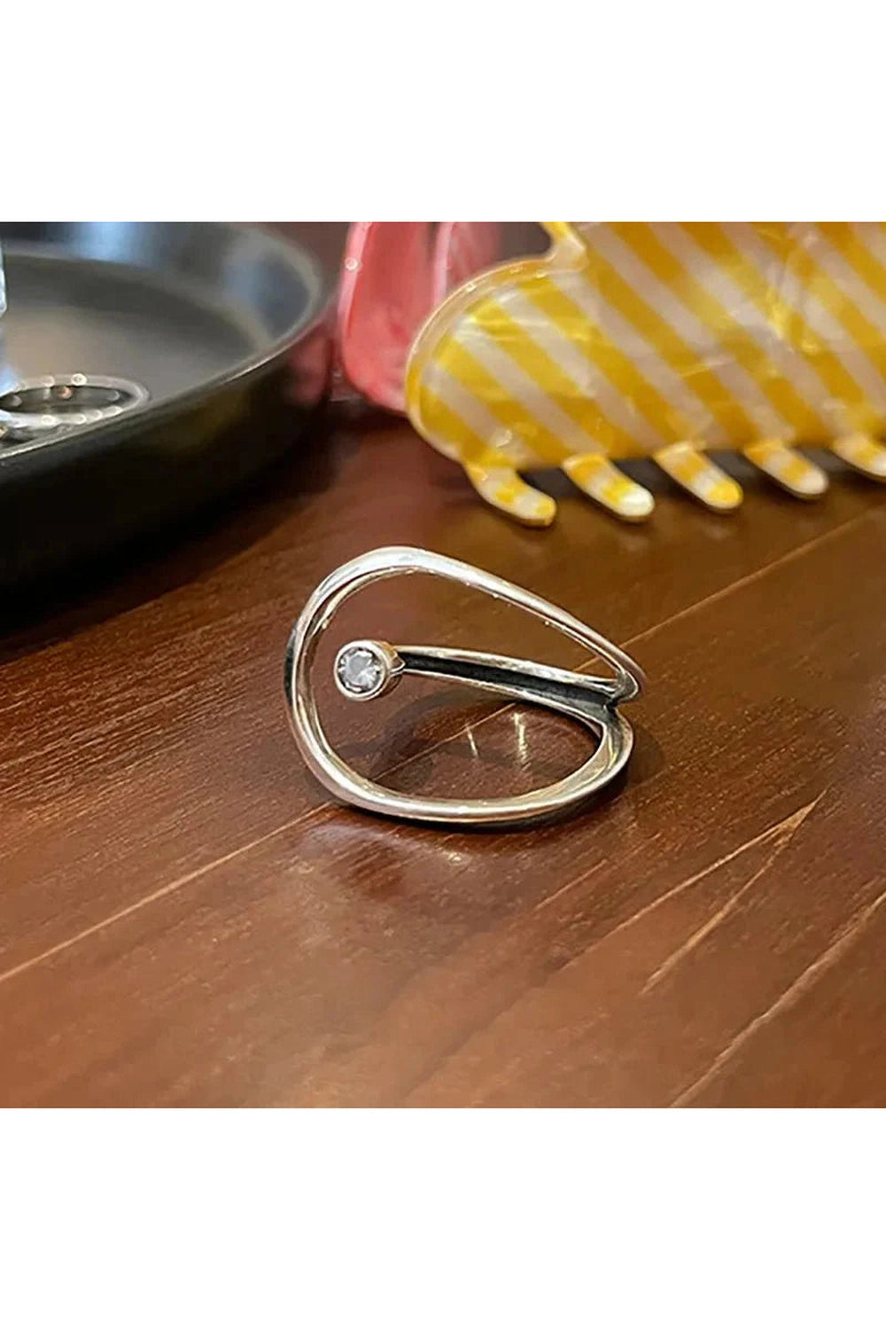 Y2k Celestial Orbit Sparkle Ring