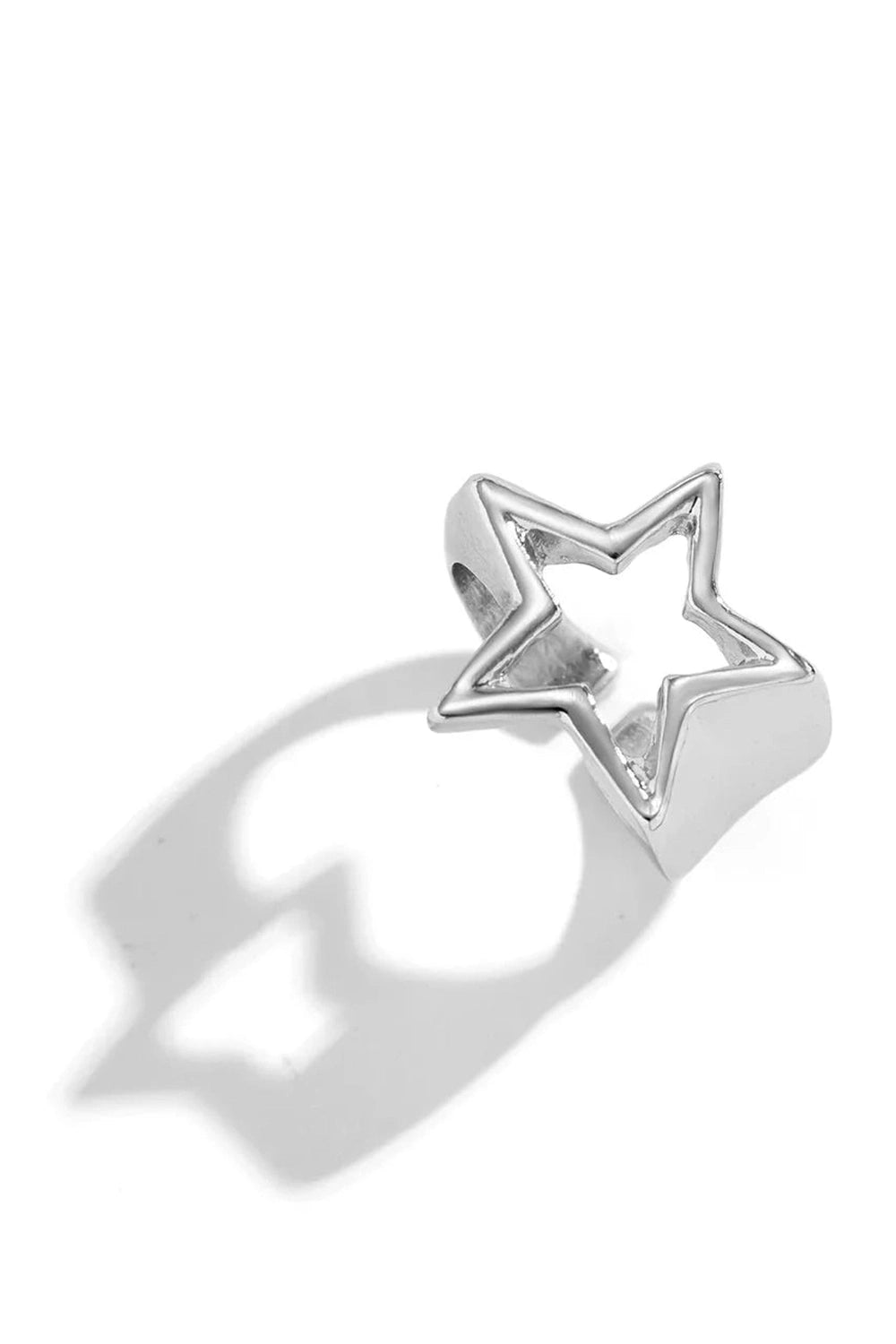 Y2k Celestial Silver Starlet Ring