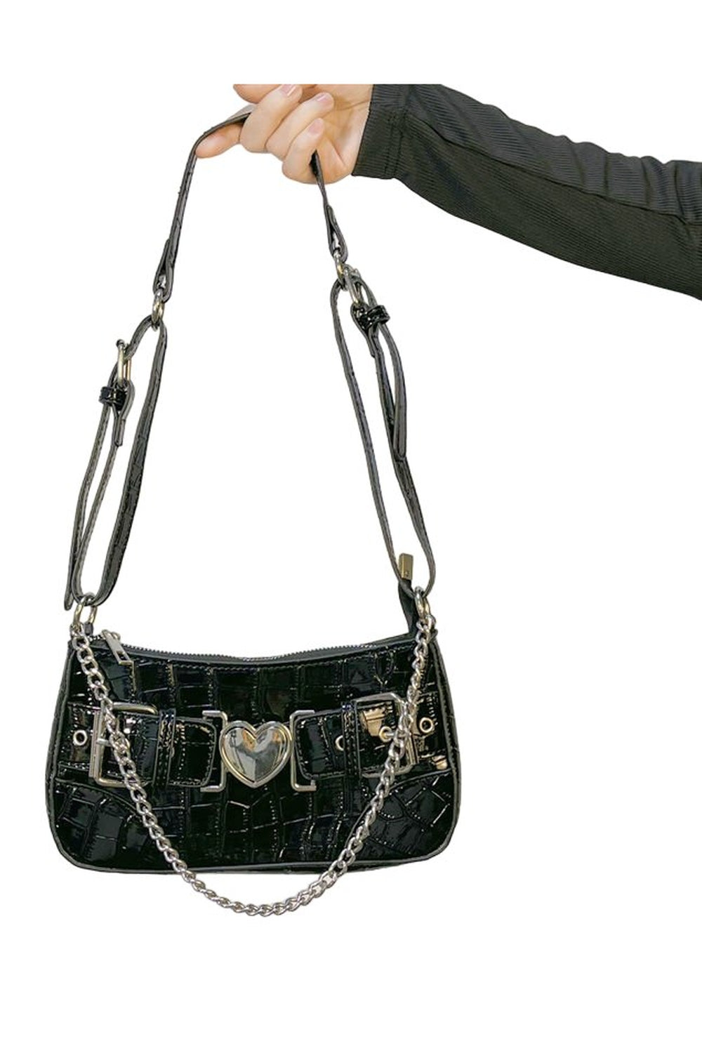 Y2k Chain Crossbody Underarm Bag