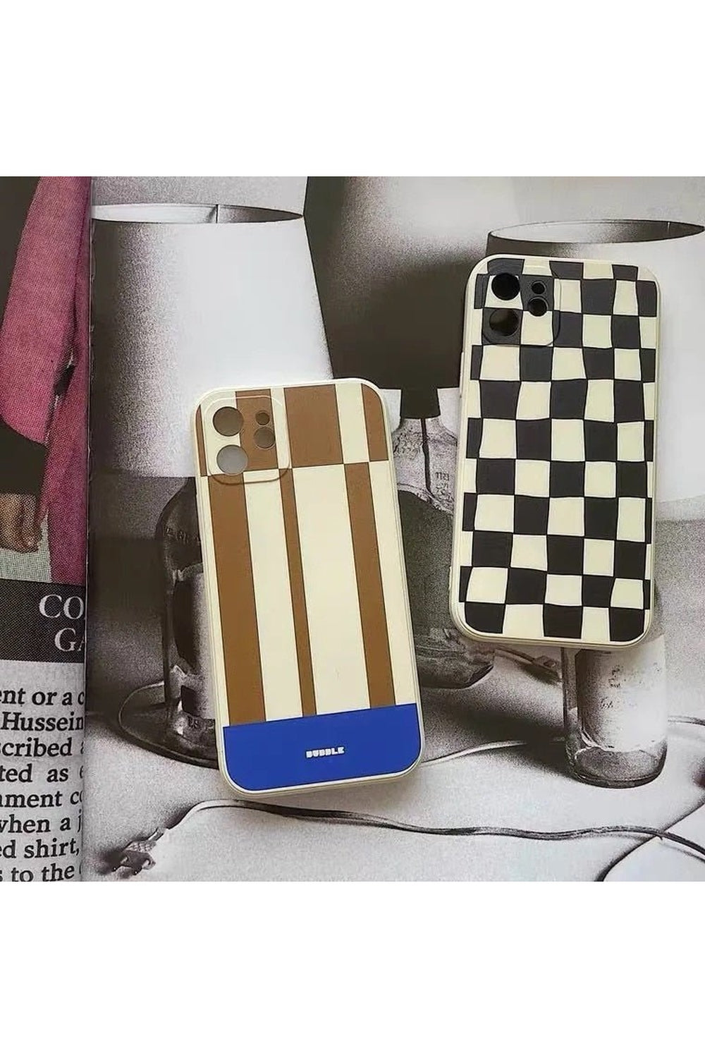 Y2k Checkerboard Case for iPhone