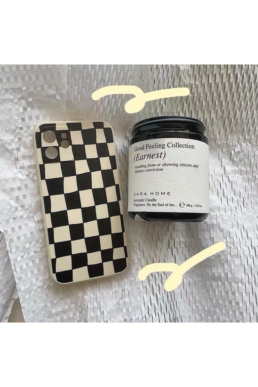 Y2k Checkerboard Case for iPhone