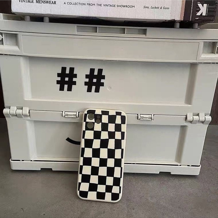 Y2k Checkerboard Case for iPhone