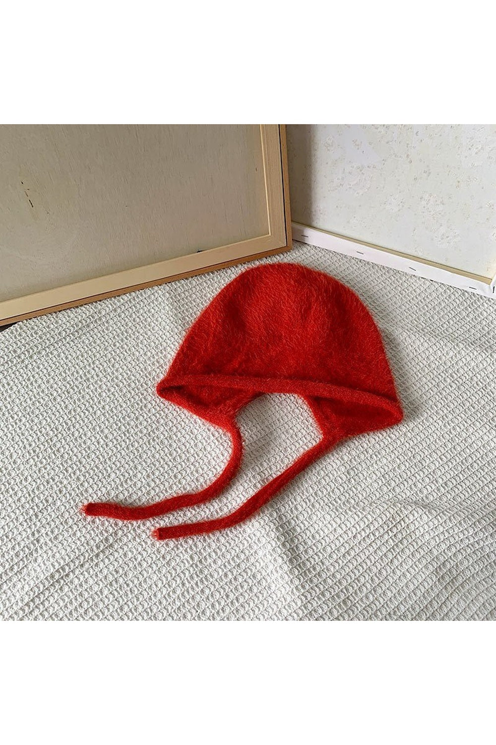 Y2k Checkerboard Lei Feng Ear Warmer Cap