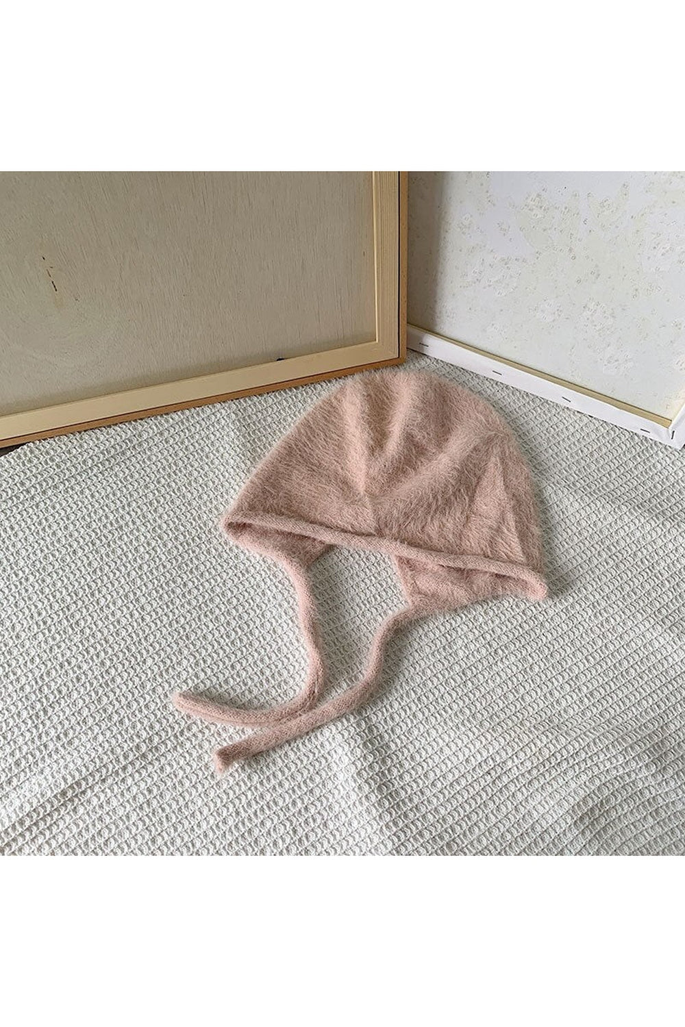 Y2k Checkerboard Lei Feng Ear Warmer Cap