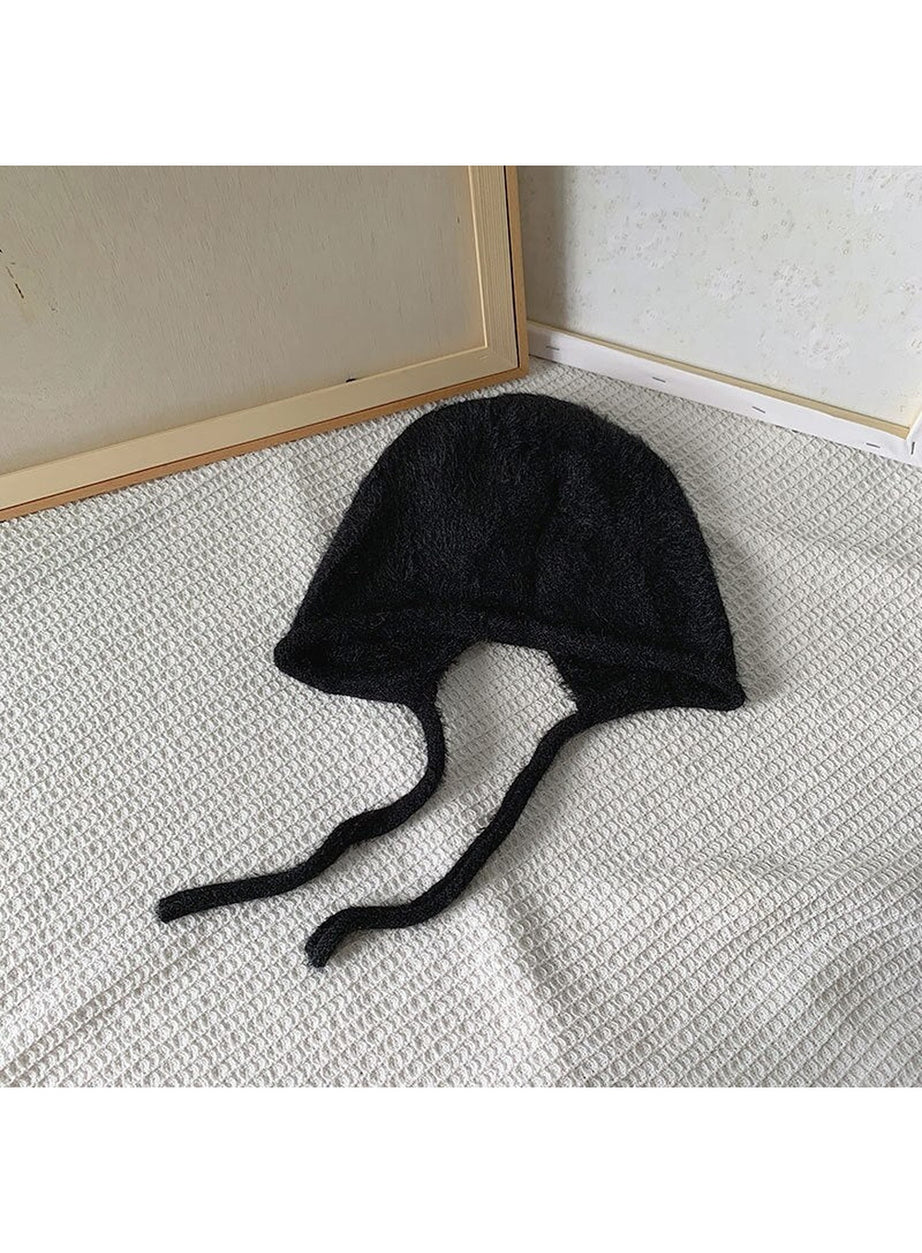 Y2k Checkerboard Lei Feng Ear Warmer Cap