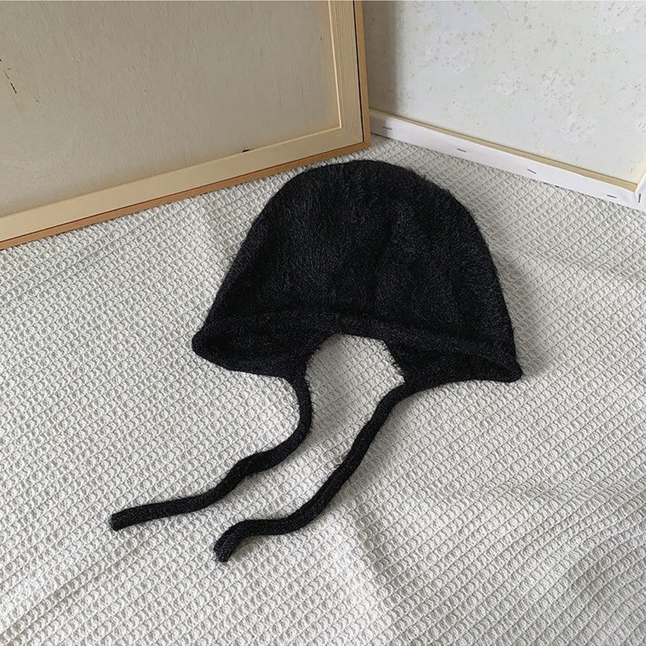 Y2k Checkerboard Lei Feng Ear Warmer Cap