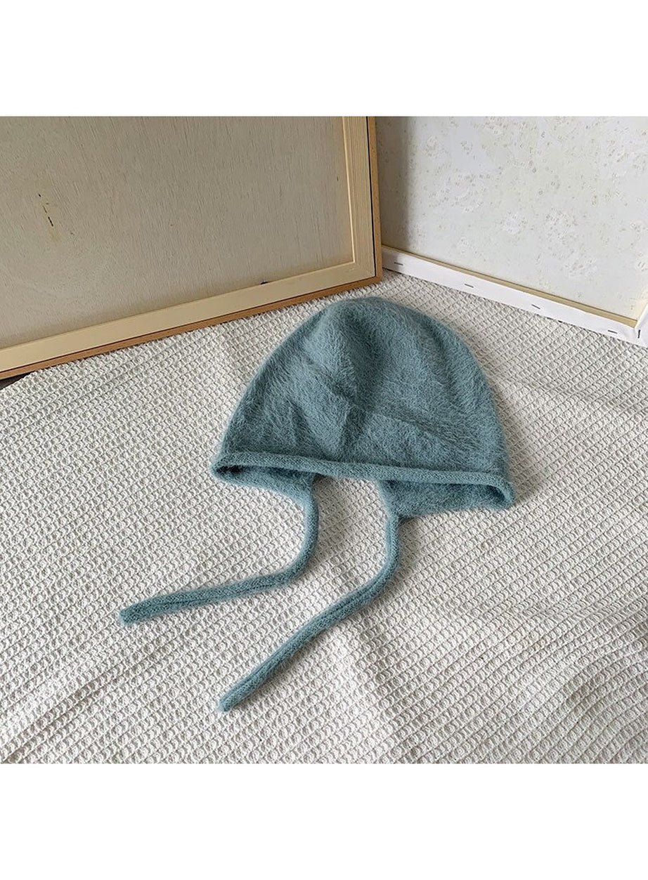 Y2k Checkerboard Lei Feng Ear Warmer Cap