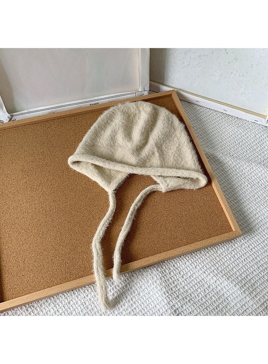 Y2k Checkerboard Lei Feng Ear Warmer Cap